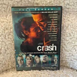 CRASH Sandra Bullock Don Cheadle Movie DVD Full Screen